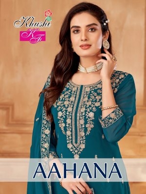 Aahana by KF Exclusive  Short kurti plajoo with dupatta and embroidery set catalogue at low rate  Amavi