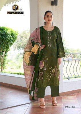 Aalaya vol 1 by Keval Fab Heavy Luxury mirror work dress material catalogue at affordable rate dress material catalogs