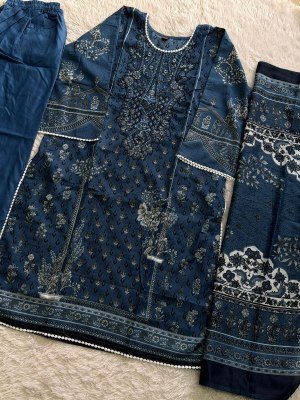 Aaliya Embroidery Collection Vol. 31 Ready-made 3-Piece Cotton Suit Size wise Combo Set
