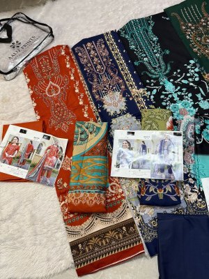 Aaliya vol 2 by Aaliz Prints Cotton Digital Printed with Neck dress material catalogue at affordble rate salwar kameez catalogs