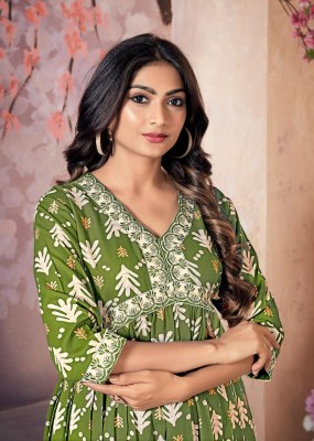 Aaliyaa 1 present heavy rayon embroidered sequence work kurti catalogue  kurtis catalogs