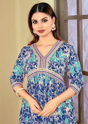 Aaliyaa 3 by heavy reyon print embroidered readymade kurti catalogue kurtis catalogs