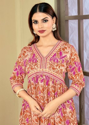 Aaliyaa 3 by heavy reyon print embroidered readymade kurti catalogue kurtis catalogs