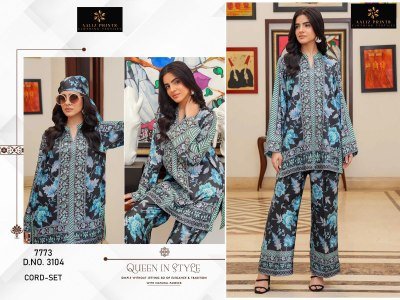 Aaliz Prints Cord Set Vol 10 Printed Lawn Top with Palazzo Bottom Wholesale co ord set catalogs