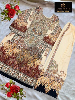Aaliz Prints Cord Set Vol 10 Printed Lawn Top with Palazzo Bottom Wholesale co ord set catalogs