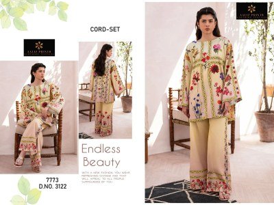 Aaliz Prints Cord Set Vol 11  Full Stitched Lawn Fabric Top with Printed Palazzo wholesale co ord set catalogs