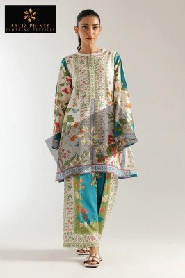 Aaliz Prints Cord Set Vol 5 Premium Lawn Fabric Printed Cord Set Top And Plazo Wholesale co ord set catalogs