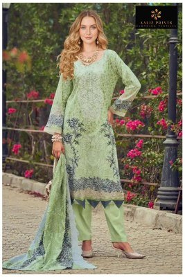 Aaliz Prints Needle Wonder Vol 2 Cotton Dress Material with Embroidered Neck Wholesale Collection dress material catalogs