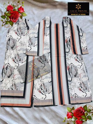 Aaliz Prints Vol 12 Designer Lawn Fabric Cord Set Printed Kurti with Plazo Wholesale co ord set catalogs