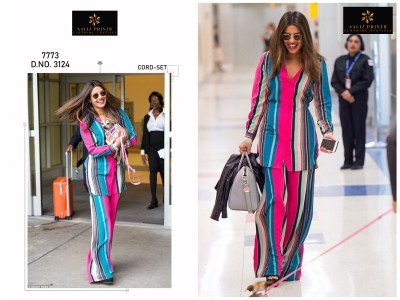 Aaliz Prints Vol 12 Designer Lawn Fabric Cord Set Printed Kurti with Plazo Wholesale co ord set catalogs