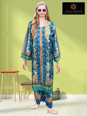 Aaliz Prints Vol 12 Designer Lawn Fabric Cord Set Printed Kurti with Plazo Wholesale co ord set catalogs