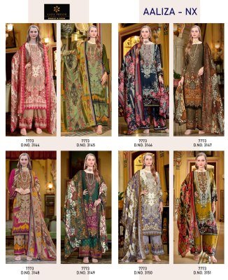 Aaliza Prints Aaliza Nx Cotton Lawn Digital Print with Embroidery Neck Work Wholesale Ethnic Wear Collection readymade suit catalogs