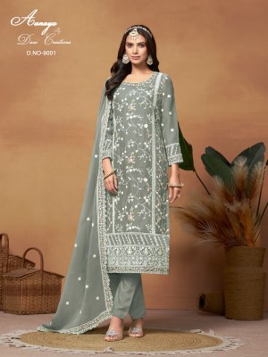 Aanaya vol 190 launch embroidered unstitched salwar kameez catalogue at affordable rate  salwar kameez catalogs
