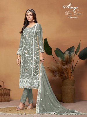 Aanaya vol 190 launch embroidered unstitched salwar kameez catalogue at affordable rate  salwar kameez catalogs