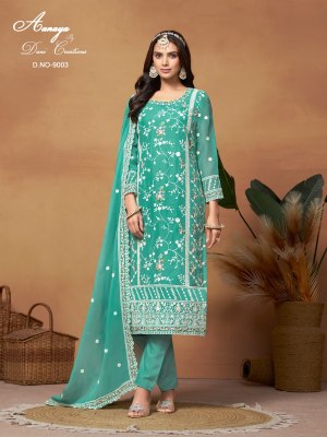 Aanaya vol 190 launch embroidered unstitched salwar kameez catalogue at affordable rate  salwar kameez catalogs