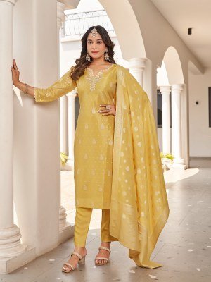 Aanchi Antra Premium Shimmer Jacquard Salwar Suit with Santoon Pant And Designer Dupatta Wholesale kurtis catalogs