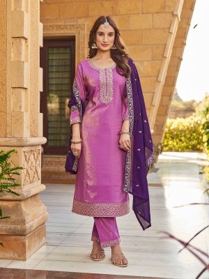 Aanchi Goldy Roman Shimmer Straight Suit Pant with Vichitra Silk Fancy Dupatta Wholesale kurtis catalogs
