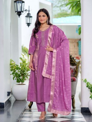 Aanchi Morni Flair Kurti Set  Roman Shimmer Top And Bottom with Fancy Self Jacquard Dupatta Wholesale kurtis catalogs