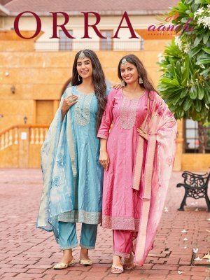 Aanchi Orra Premium Flared Kurta Set with Lining Bottom and Fancy Digital Dupatta Wholesale Aanchi 