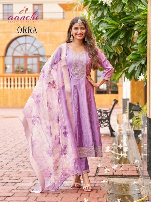 Aanchi Orra Premium Flared Kurta Set with Lining Bottom and Fancy Digital Dupatta Wholesale kurtis catalogs