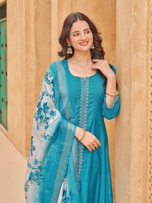 Aanchi Parrot Flair Collection Vatican Kurti  Bottom And Digital Print Dupatta Wholesale kurtis catalogs