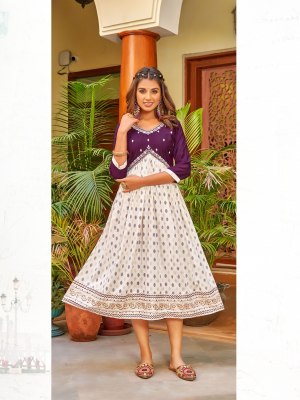 Aanchi kurti present alia cut printed with embroidered work kurti catalogue at wholesale price kurtis catalogs