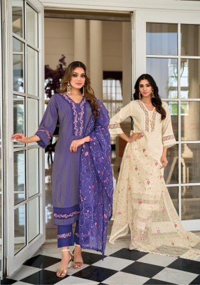 Aarfa by Lady Leela Embroidered Swiss Silk exclusive readymade suit set with amavi Expo readymade suit catalogs
