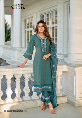 Aarfa by Lady Leela Embroidered Swiss Silk exclusive readymade suit set with amavi Expo readymade suit catalogs