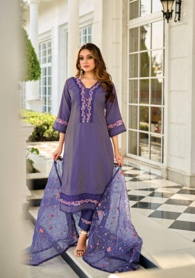 Aarfa by Lady Leela Embroidered Swiss Silk exclusive readymade suit set with amavi Expo readymade suit catalogs