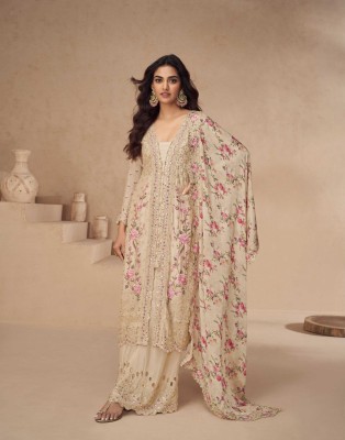 Aarna by Aashirwad Premium Chinon Silk Readymade pakistani suit catalogue at affordable rate pakistani suit catalogs