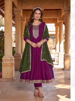 Aarohi by Aanchi vichitra silk flair kurti with bottom and dupatta catalogue at amaviexpo readymade suit catalogs