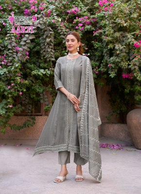 Aarti vol 1 by Mystic 9 Premium quality heavy designer readymade suit catalogue at budget rate readymade suit catalogs