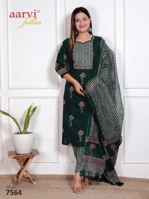 Aarvi Ajrakh Vol 4 Kurti Pant With Dupatta Collection Buy Wholesale  readymade suit catalogs