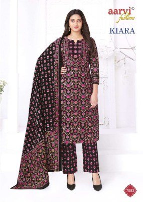 Aarvi Fashion Kiara Vol 1 100% Cotton Katha Hand Work Kurti Pant with Dupatta kurti pant with dupatta Catalogs