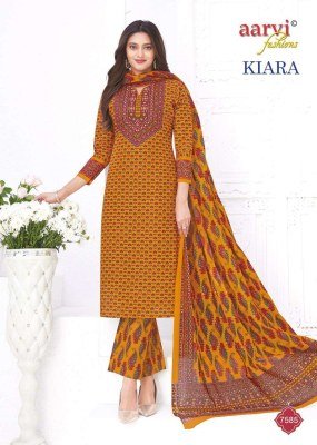 Aarvi Fashion Kiara Vol. 1 Cotton Salwar Suit with Katha Hand Work & Mirror Work readymade suit catalogs