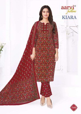 Aarvi Fashion Kiara Vol. 1 Cotton Salwar Suit with Katha Hand Work & Mirror Work readymade suit catalogs
