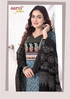 Aarvi Gamthi Vol 11 Pure Cotton Kurti Pant Dupatta Set Kantha Mirror Hand Work Wholesale Ethnic Collection kurti pant with dupatta Catalogs