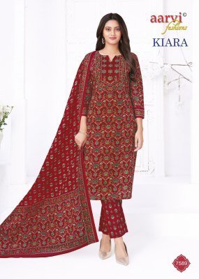 Aarvi Kiara Vol 1 Cotton Kurti Pant Set with Kantha Hand Embroidery readymade suit catalogs