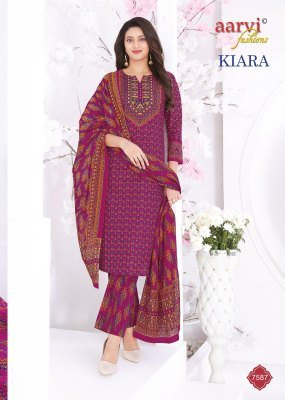 Aarvi Kiara Vol 1 Cotton Kurti Pant Set with Kantha Hand Embroidery readymade suit catalogs