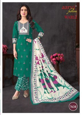 Aarvi Warli Vol 1 Cotton Tribal Print Kurti Pant Set Wholesale readymade suit catalogs