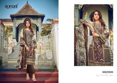 Aarzu vol 13 by Romani Premium Soft Embroidered Dress material catalogue at low rate dress material catalogs