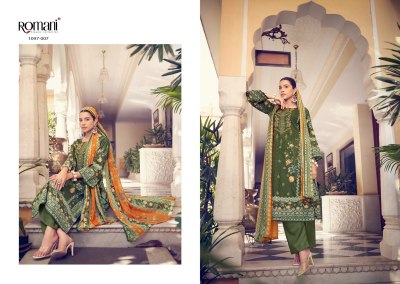 Aarzu vol 14 by Romani Premiume Soft cotton unstitched suit catalogue at affordable rate salwar kameez catalogs