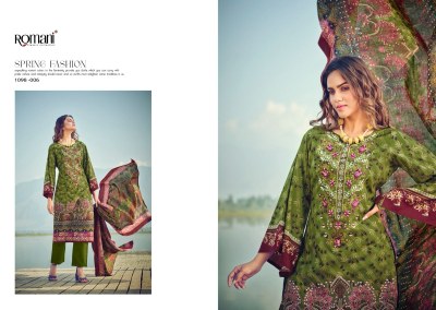 Aarzu vol 15 by Romani Premium Soft Digital Printed dress material catalogue at amaviexpo dress material catalogs