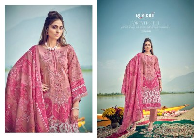 Aarzu vol 15 by Romani Premium Soft Digital Printed dress material catalogue at amaviexpo dress material catalogs