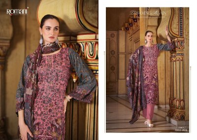 Aarzu vol 18 by Romani Premium Soft digital style unstitched suit catalogue with low rate dress material catalogs