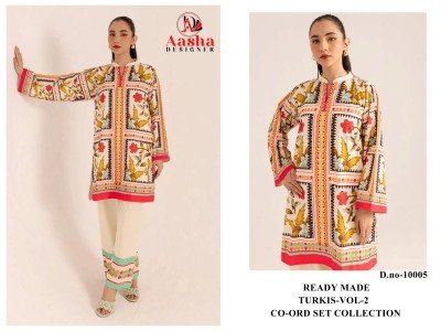 Aasha Designer Turkis Vol 2 Modal Satin Printed Co ord Set for Women Wholesale  co ord set catalogs