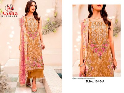 Aasha designer needle wonder vol 2 pre cotton printed with heavy embroidered pakistani suit catalogue pakistani suit catalogs