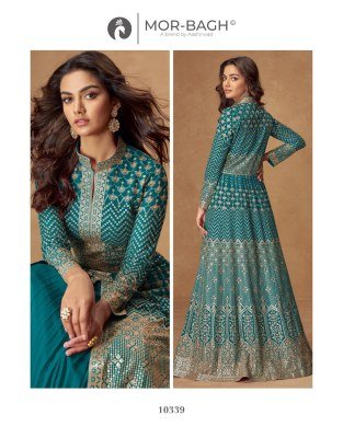 Aashirwad Creation Almirah Top Real georgette front and back embroidery  Skirt Real georgette  Dupatta Real georgette Wholesale kurtis catalogs