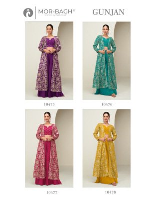 Aashirwad Creation Gunjan Elegant Premium Chinon Silk Redymade suit Dress Set Wholesale Product readymade suit catalogs