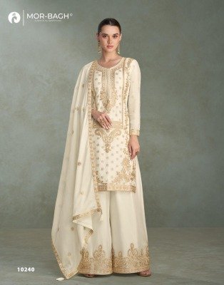 Aashirwad Creation Mira Premium Chinnon Silk Top  Palazzo And Dupatta  Wholesale kurtis catalogs